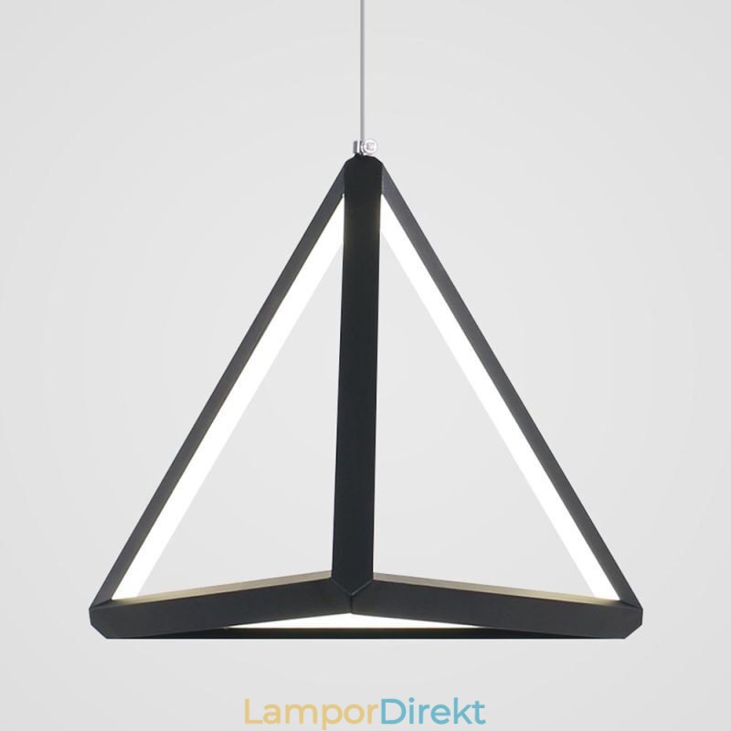 Postmodern Taklampa Geometrisk Triangelljus Kreativ Lampbelysning