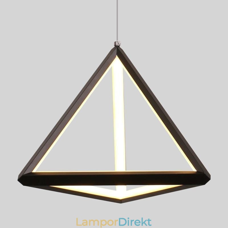 Postmodern Taklampa Geometrisk Triangelljus Kreativ Lampbelysning