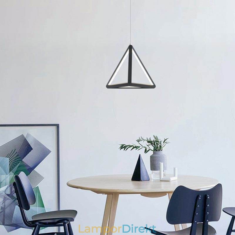Postmodern Taklampa Geometrisk Triangelljus Kreativ Lampbelysning