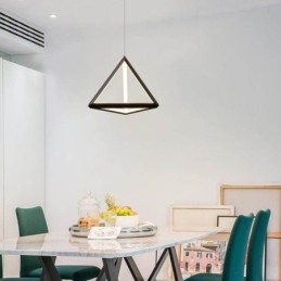 Postmodern Taklampa Geometrisk Triangelljus Kreativ Lampbelysning