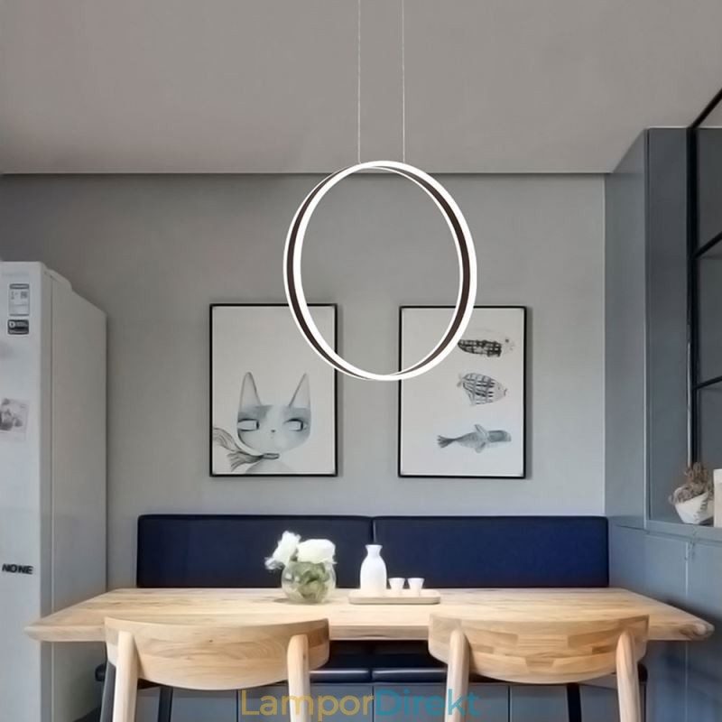 Nordic Pendellampa Akryl Ring Form Pendellampa