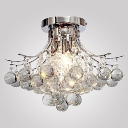 Ljuskrona Modern Crystal 3 Lampor