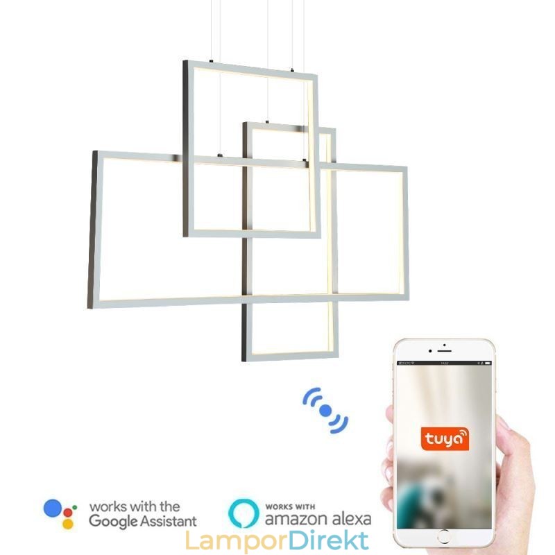 Nordic Pendellampa Geometrisk Fyrkantig Pendellampa