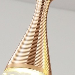 Seeded Glass Teardop Cluster Pendel Lighting
