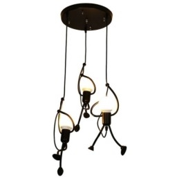 Modernt Taklampa Creative Little Man Shape Lamp Individual Home Light
