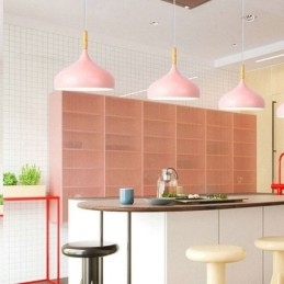 Modern Pendellampa Aluminium Macaron Lampa Hem Justerbar Ljus