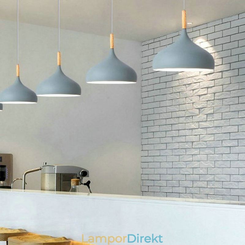 Modern Pendellampa Aluminium Macaron Lampa Hem Justerbar Ljus