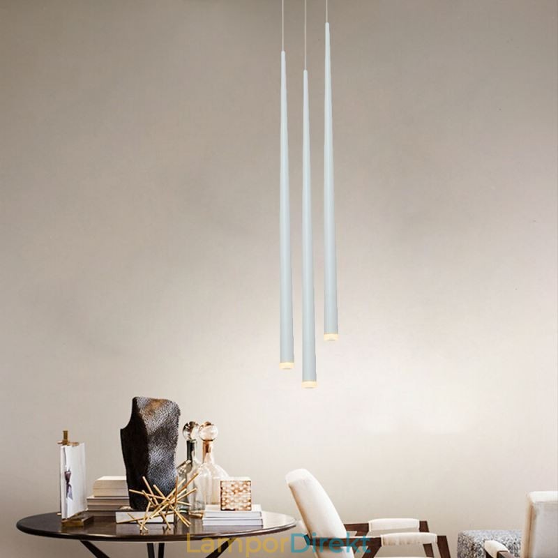 Modern Enkel Pendelljus Cylinderform Belysning Meteor Regnlampa Ljus