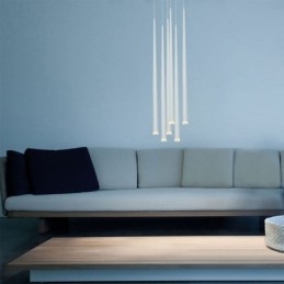 Modern Enkel Pendelljus Cylinderform Belysning Meteor Regnlampa Ljus