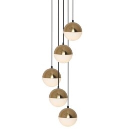 Nordic Cluster Pendelljus Creative Circle Shape Lamp Lighting