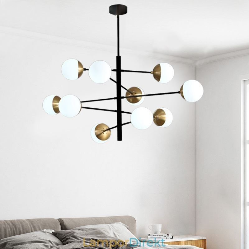 Samtida Taklampa Magic Bean Sputnik Ljuskrona Lampa