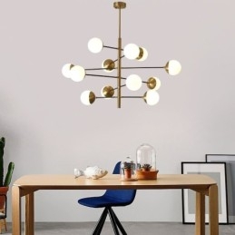 Samtida Taklampa Magic Bean Sputnik Ljuskrona Lampa