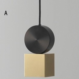 Modern Pendellampa Nordic Acrylic Lamp Geometri Lighting Light
