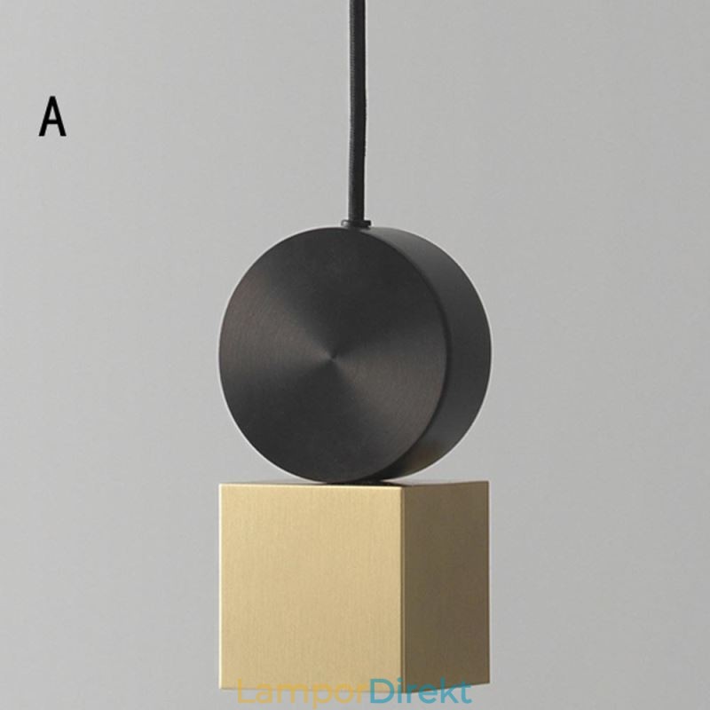 Modern Pendellampa Nordic Acrylic Lamp Geometri Lighting Light
