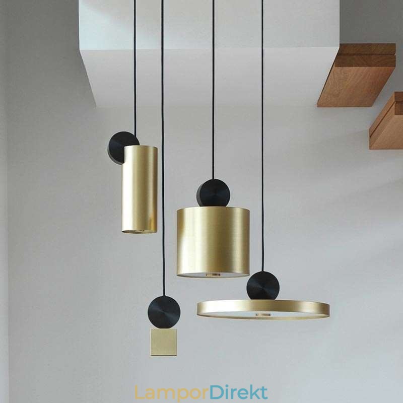 Modern Pendellampa Nordic Acrylic Lamp Geometri Lighting Light