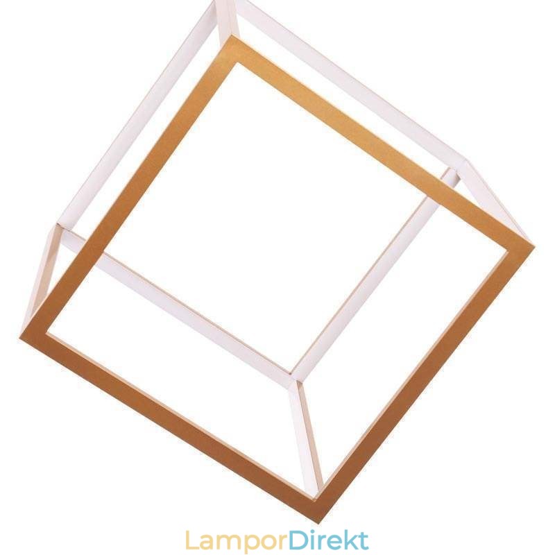 Postmodern Taklampa Geometriskt Guld Hängande Ljus
