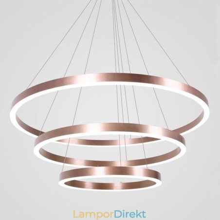 Pendelljus Drawing Craft 3 Ringar Lampa 80+60+40Cm Pendelljus Drawing Craft 3 Ringar Lampa 80+60+40Cm