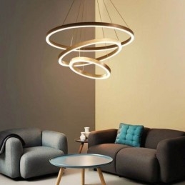 Pendelljus Drawing Craft 3 Ringar Lampa 80+60+40Cm