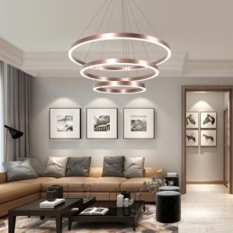 Pendelljus Drawing Craft 3 Ringar Lampa 80+60+40Cm