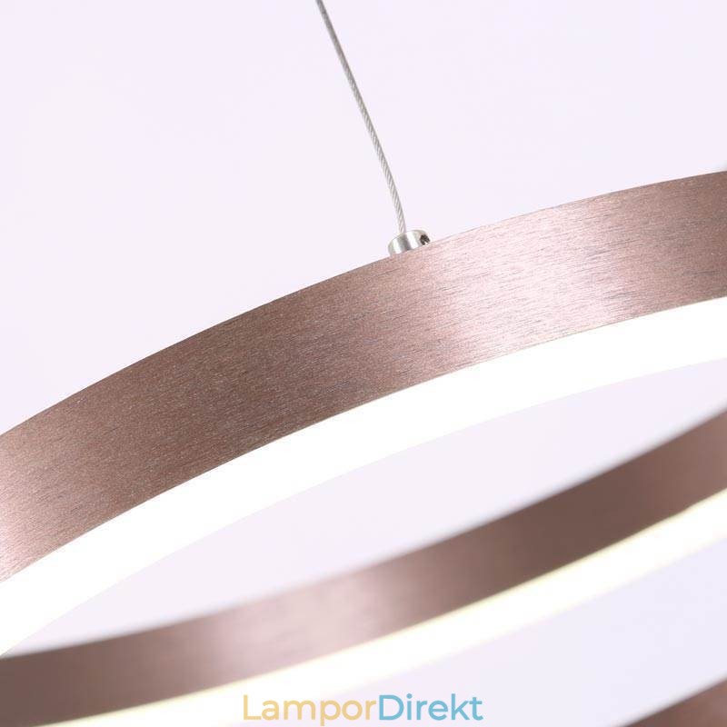 Pendelljus Drawing Craft 3 Ringar Lampa 80+60+40Cm