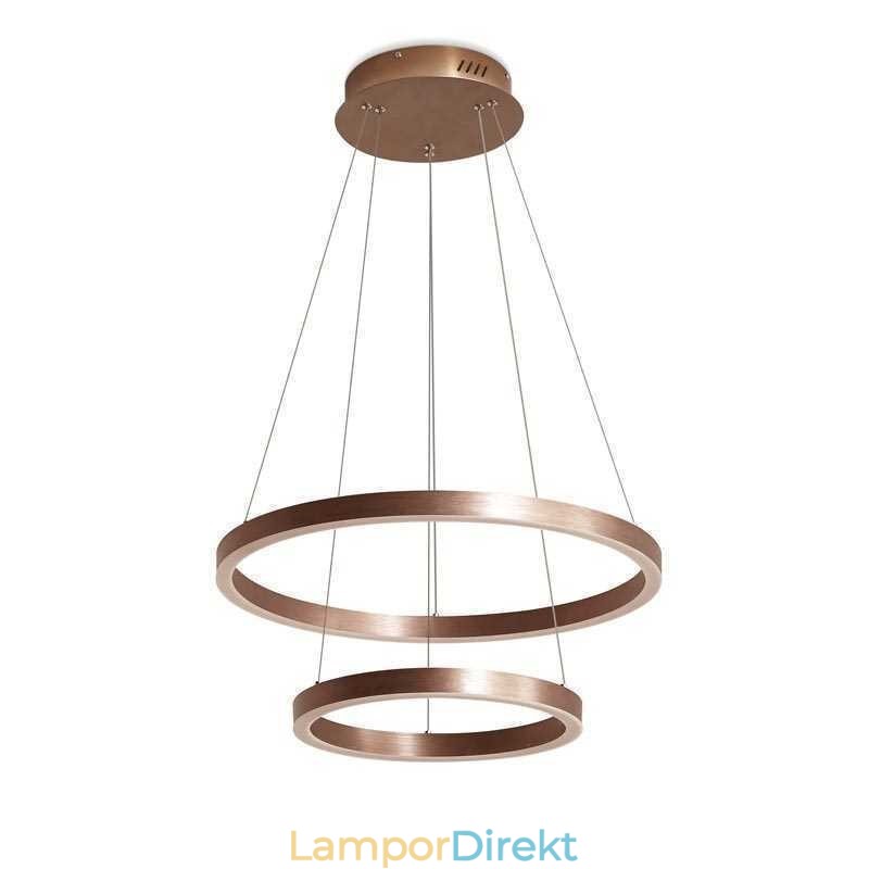 Pendelljus Drawing Craft 2 Ringar Lampa 60+40Cm
