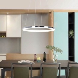 Modern Pendellampa Acrylic Circle Lamp 40Cm