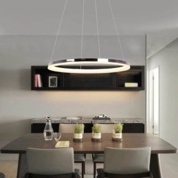 Modern Pendellampa Acrylic Circle Lamp 40Cm