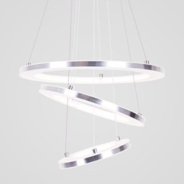 Modern Pendellampa Akryl 3 Ringar Lampa 40+30+20Cm