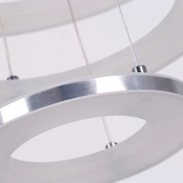 Modern Pendellampa Akryl 3 Ringar Lampa 40+30+20Cm