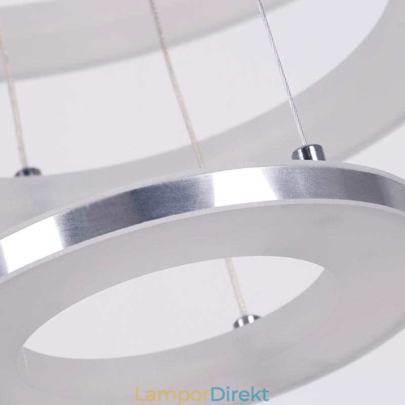 Modern Pendellampa Akryl 3 Ringar Lampa 40+30+20Cm