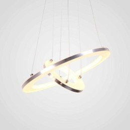 Modern Pendellampa Akryl 2 Ringar Lampa 40+20Cm