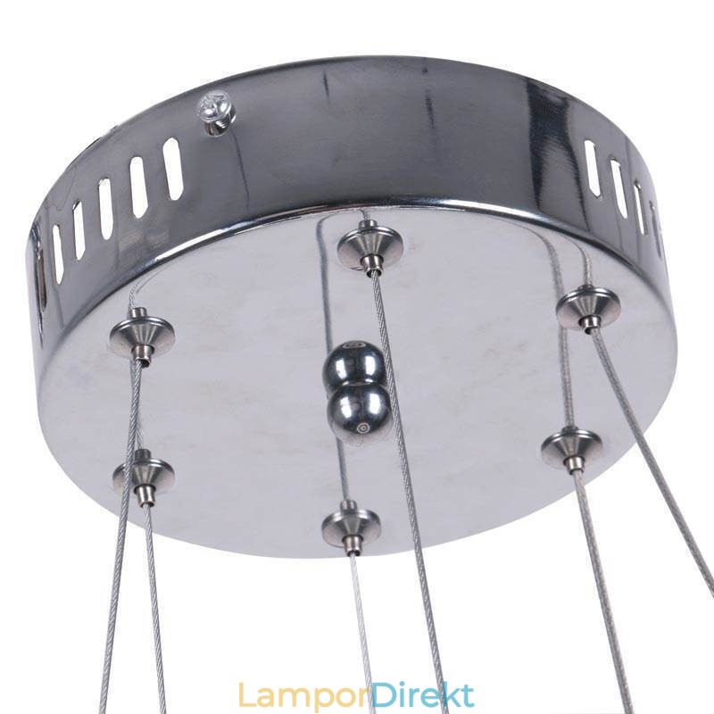 Modern Pendellampa Akryl 2 Ringar Lampa 40+20Cm