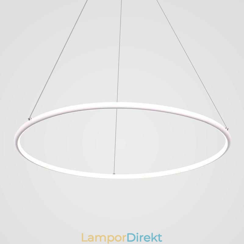 Modern Pendelljus Cirkel Lampa 60Cm 80Cm