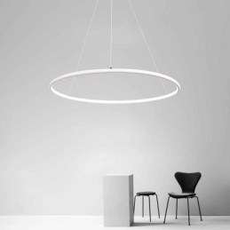 Modern Pendelljus Cirkel Lampa 60Cm 80Cm