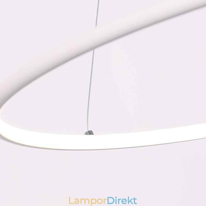 Modern Pendelljus Cirkel Lampa 60Cm 80Cm