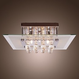Taklampa Modern Crystal Living 5 Lampor
