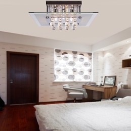 Taklampa Modern Crystal Living 5 Lampor