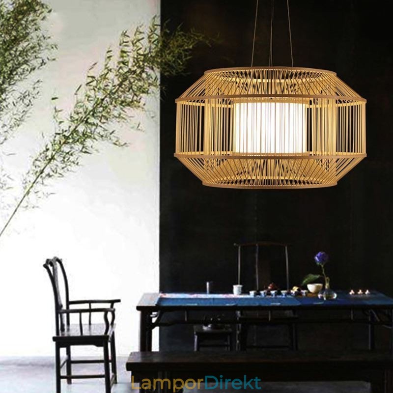 Lantern Bambu Pendel Light Creative Japanese Pendel Light
