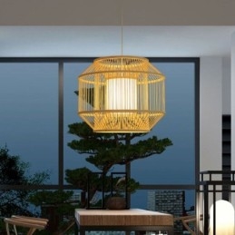 Lantern Bambu Pendel Light Creative Japanese Pendel Light
