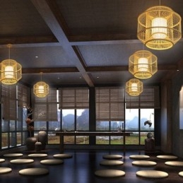 Lantern Bambu Pendel Light Creative Japanese Pendel Light