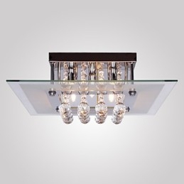 Taklampa Modern Crystal Living 5 Lampor