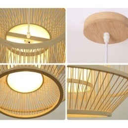 Lantern Bambu Pendel Light Creative Japanese Pendel Light