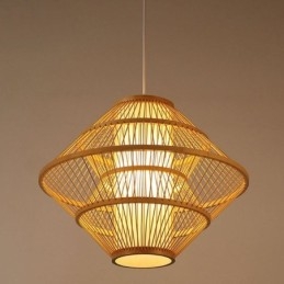 Gyroskop Design Bambu Taklampa