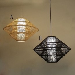 Gyroskop Design Bambu Taklampa