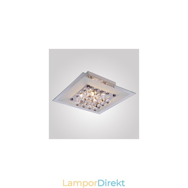Taklampa Modern Crystal Living 5 Lampor