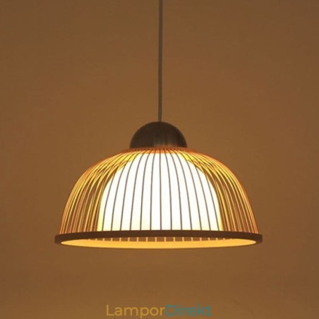 Modern Enkel Nedåtgående Taklampa Special Taklampa I Bambu Vid Sängbelysning Modern Enkel Nedåtgående Taklampa Special Taklampa I Bambu Vid Sängbelysning