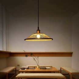 Dome Bamboo Pendel Light Hand Woven Pendel Light