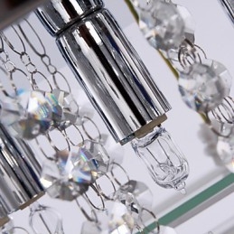 Taklampa Modern Crystal Living 5 Lampor