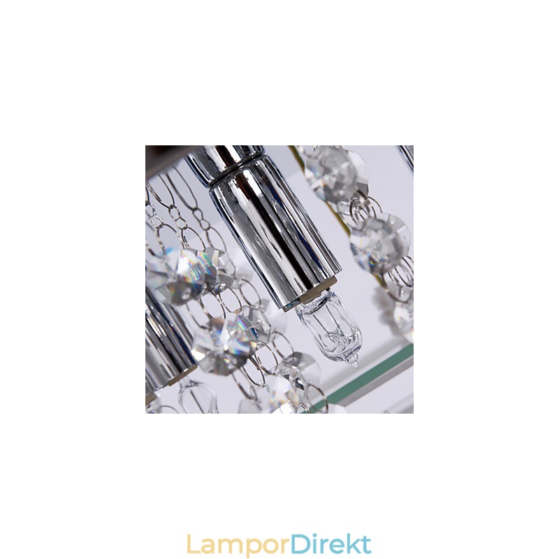Taklampa Modern Crystal Living 5 Lampor