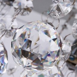 Taklampa Modern Crystal Living 5 Lampor